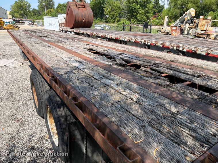 image for item FT6174 1974 Transcraft flatbed trailer
