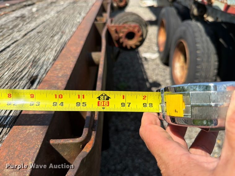 image for item FT6174 1974 Transcraft flatbed trailer