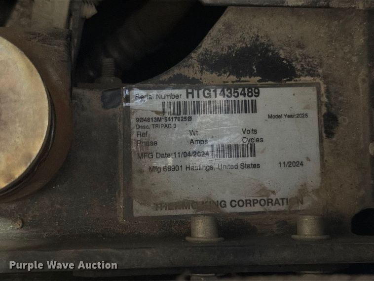image for item MQ9146 2024 Thermo King Tripac auxiliary power unit