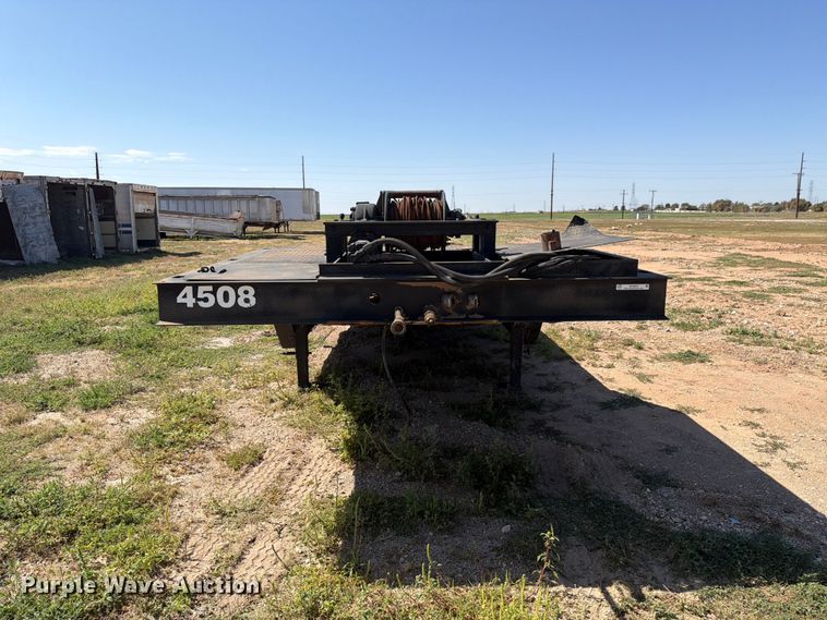 image for item NC9845 1980 Muv-All Trailer drop deck equipment trailer