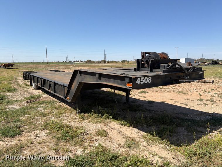 image for item NC9845 1980 Muv-All Trailer drop deck equipment trailer