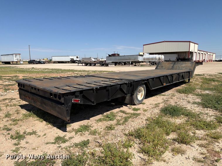 image for item NC9845 1980 Muv-All Trailer drop deck equipment trailer