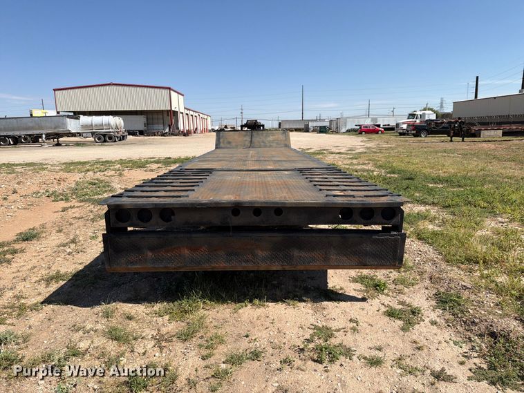 image for item NC9845 1980 Muv-All Trailer drop deck equipment trailer