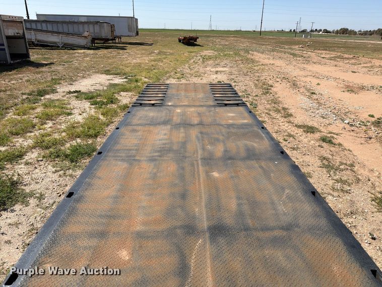 image for item NC9845 1980 Muv-All Trailer drop deck equipment trailer