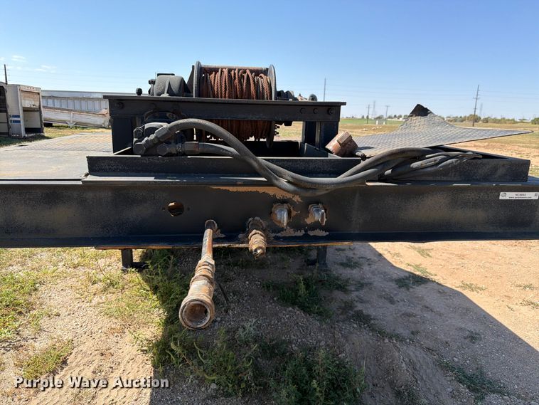 image for item NC9845 1980 Muv-All Trailer drop deck equipment trailer