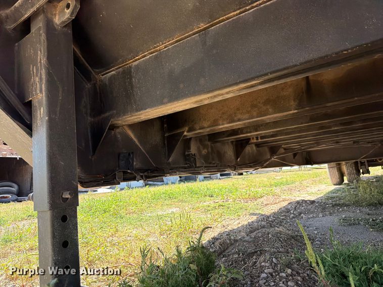 image for item NC9845 1980 Muv-All Trailer drop deck equipment trailer