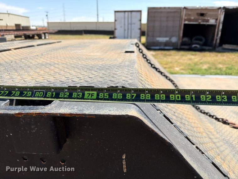 image for item NC9845 1980 Muv-All Trailer drop deck equipment trailer