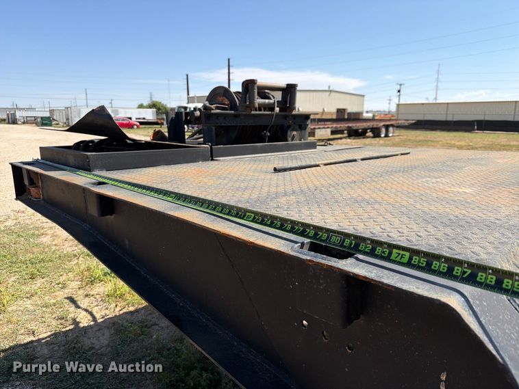 image for item NC9845 1980 Muv-All Trailer drop deck equipment trailer