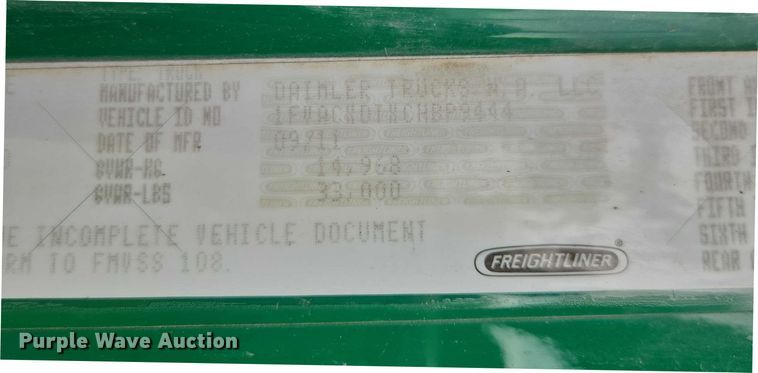 image for item YA1732 2012 Freightliner Business Class M2 forestry bucket truck