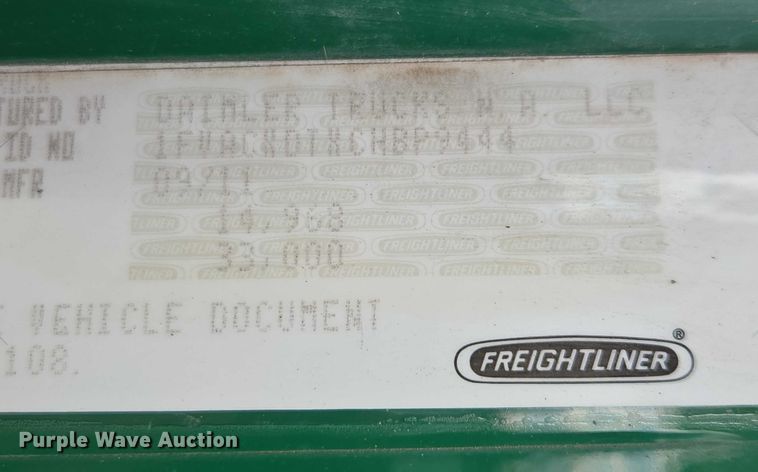 image for item YA1732 2012 Freightliner Business Class M2 forestry bucket truck