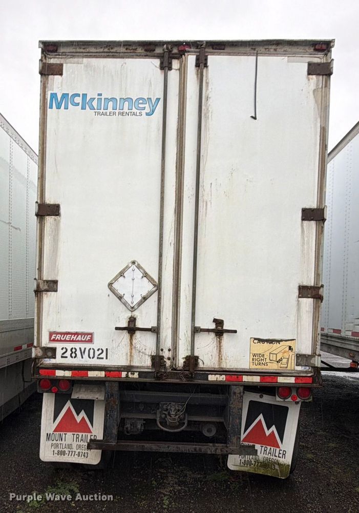 image for item YA1828 Fruehauf dry van trailer