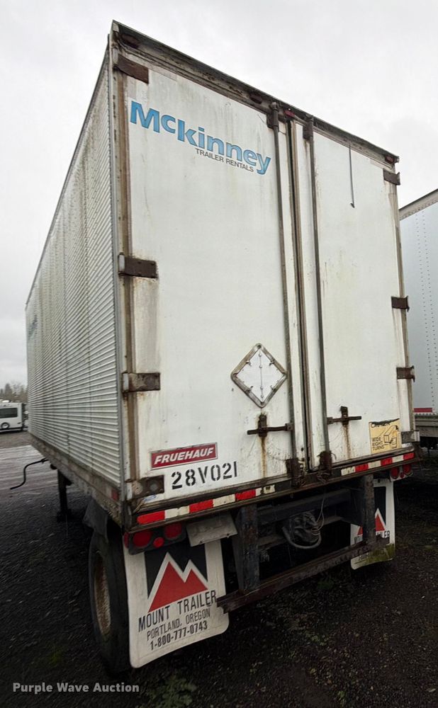 image for item YA1828 Fruehauf dry van trailer