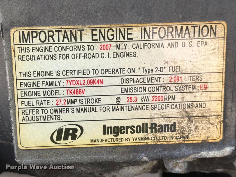 image for item YA3001 2008 Utility refrigerated van trailer