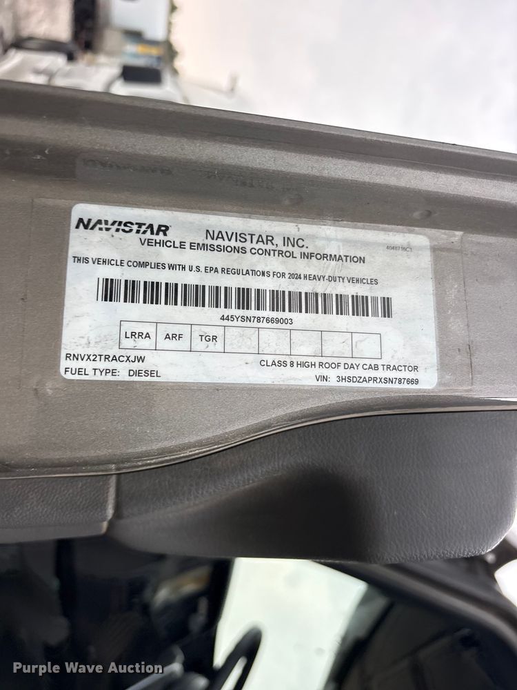 image for item YA3363 2025 International LT625 semi truck