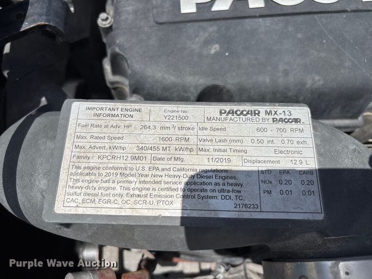 image for item YA3497 2020 Kenworth T680 semi truck