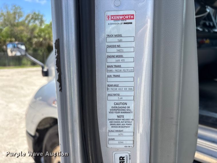 image for item YA3497 2020 Kenworth T680 semi truck