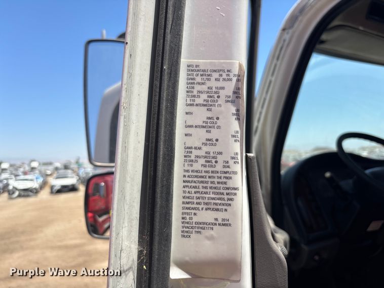 image for item YA3608 2015 Freightliner Business Class M2 box truck