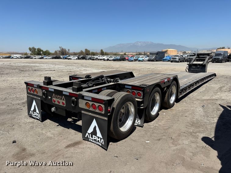 image for item YA4298 2025 Alpha A90JDGC lowboy equipment trailer