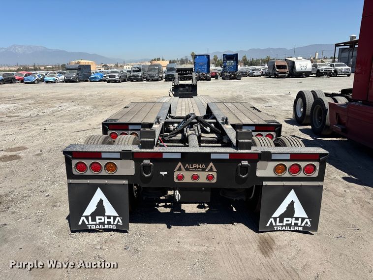 image for item YA4298 2025 Alpha A90JDGC lowboy equipment trailer