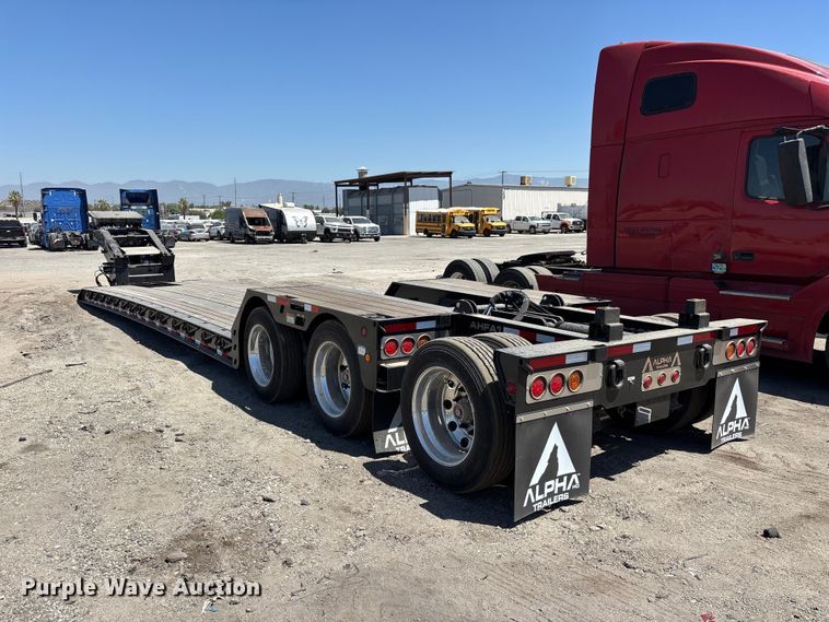 image for item YA4298 2025 Alpha A90JDGC lowboy equipment trailer