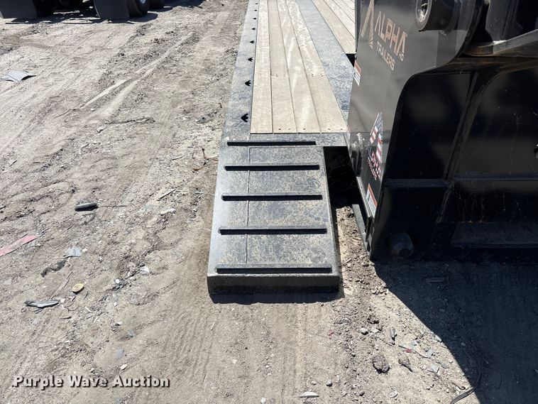 image for item YA4298 2025 Alpha A90JDGC lowboy equipment trailer