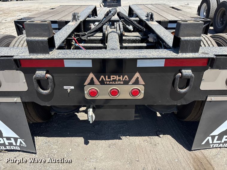 image for item YA4298 2025 Alpha A90JDGC lowboy equipment trailer