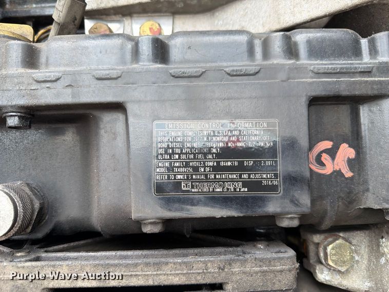 image for item YA4335 2018 Wabash  RFALSHA refrigerated van trailer
