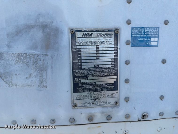 image for item YA4432 1999 Monon MA3-32-ST-53W dry van trailer