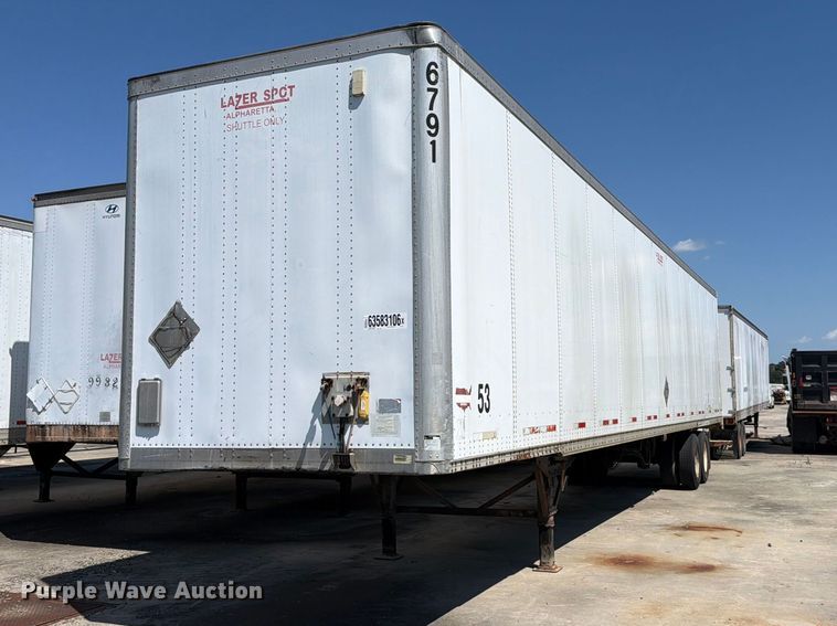 image for item YA4434 2005 Wabash dry van trailer