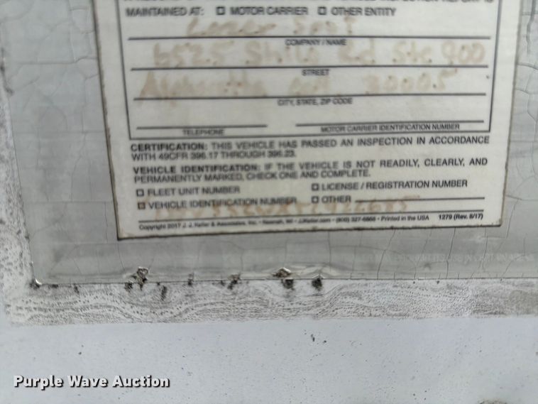 image for item YA4434 2005 Wabash dry van trailer