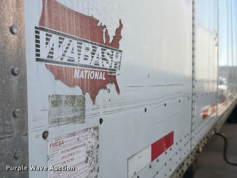 image for item YA4435 2005 Wabash dry van trailer