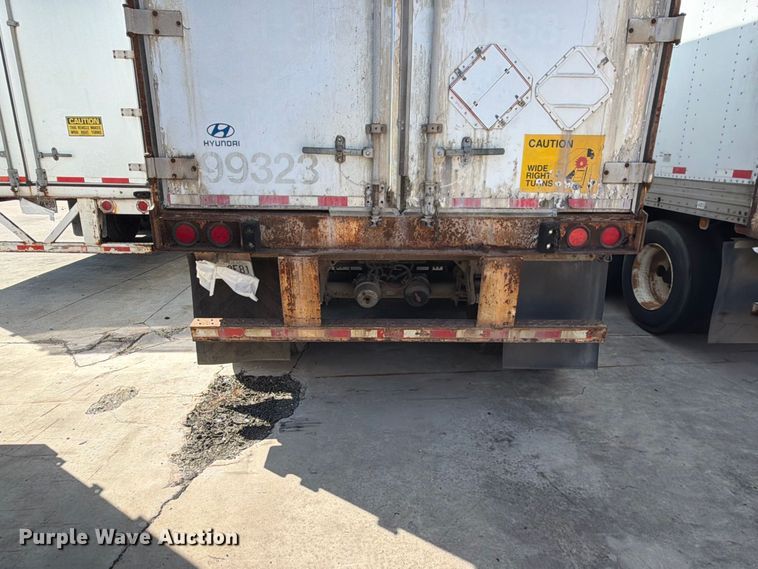 image for item YA4436 2001 Hyundai Translead V12530152JSA dry van trailer