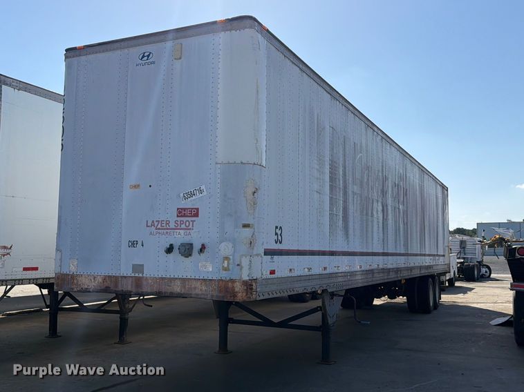 2001 Hyundai Translead dry van trailer