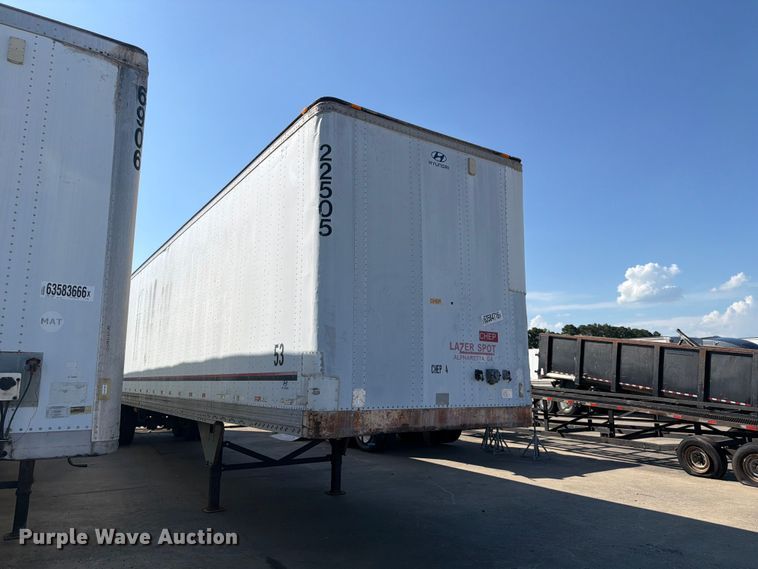 image for item YA4437 2001 Hyundai Translead dry van trailer