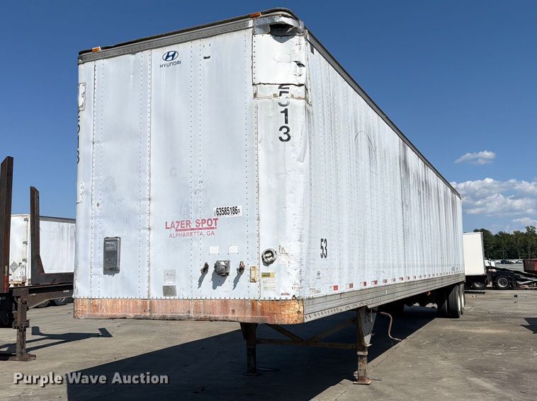 2001 Hyundai Translead VI2530152JSA dry van trailer