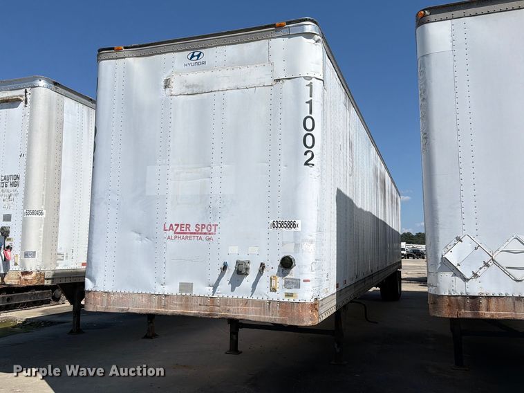 2001 Hyundai Translead dry van trailer