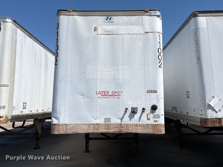 image for item YA4439 2001 Hyundai Translead dry van trailer