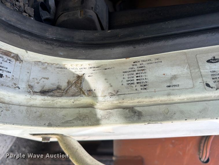 image for item YA4522 2006 Mack CV713 dump truck