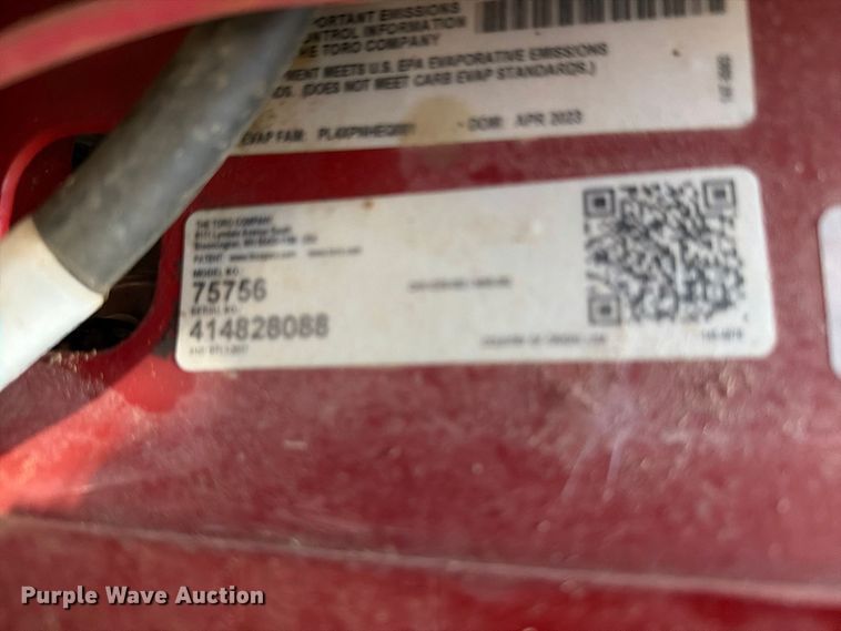 image for item DV8589 Toro ZTR lawn mower