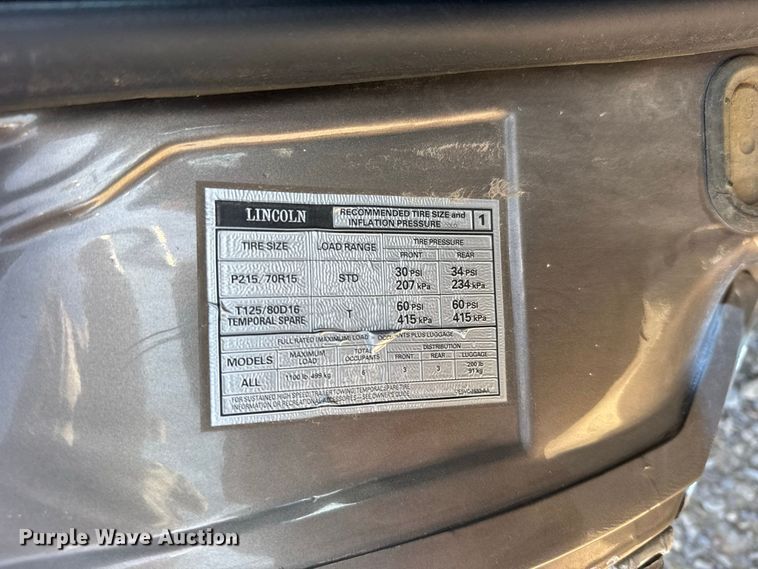 image for item DY3246 1985 Lincoln Town Car 