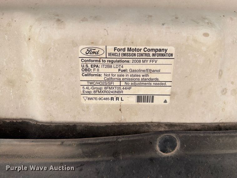 image for item EA0438 2008 Ford F150 Crew Cab pickup truck