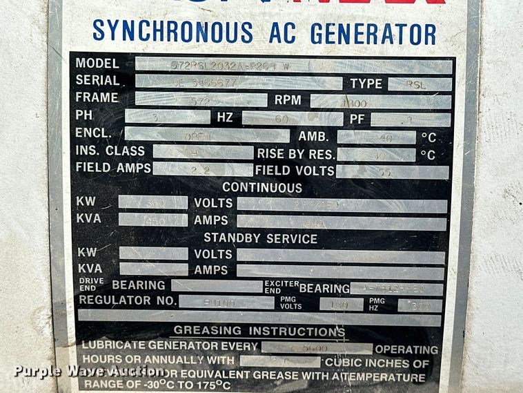 image for item EA4865 Marathon 572RSL2032A-P263 W generator