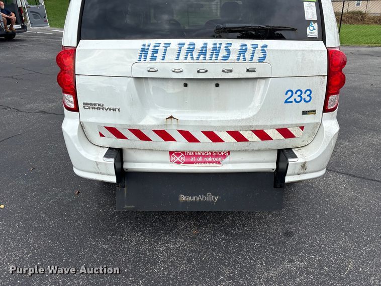 image for item EF1321 2016 Dodge Grand Caravan handicap accessible van