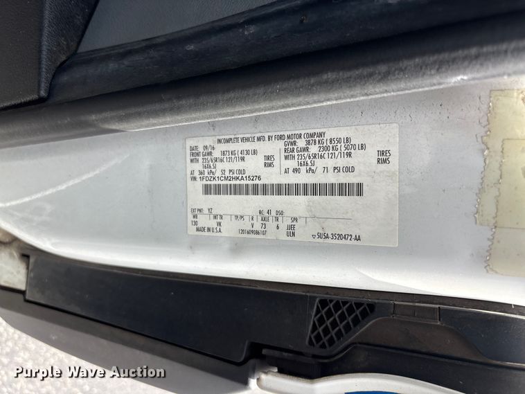 image for item EF1326 2017 Ford Transit handicap accessible van