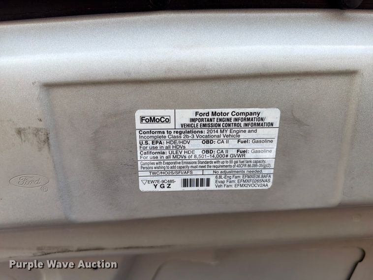 image for item EG9313 2014 Ford E450 Super Duty box truck