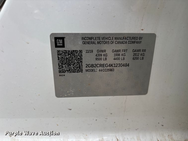 image for item EL2607 2019 Chevrolet Silverado 2500HD Ext. Cab pickup truck