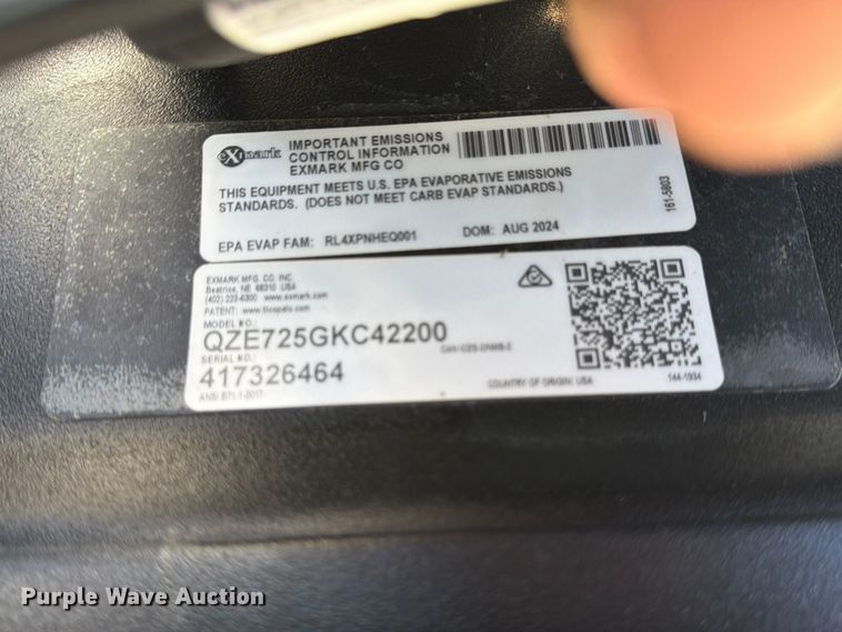 image for item EP7509 eXmark Quest E-Series ZTR lawn mower