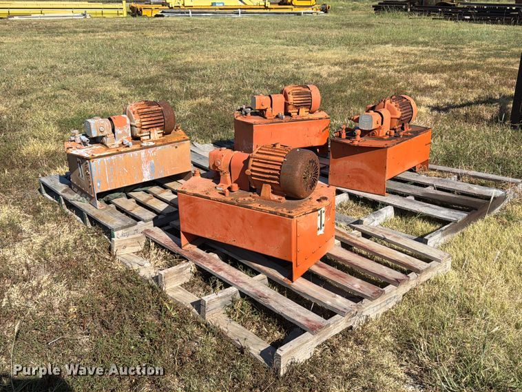(4) hydraulic power units