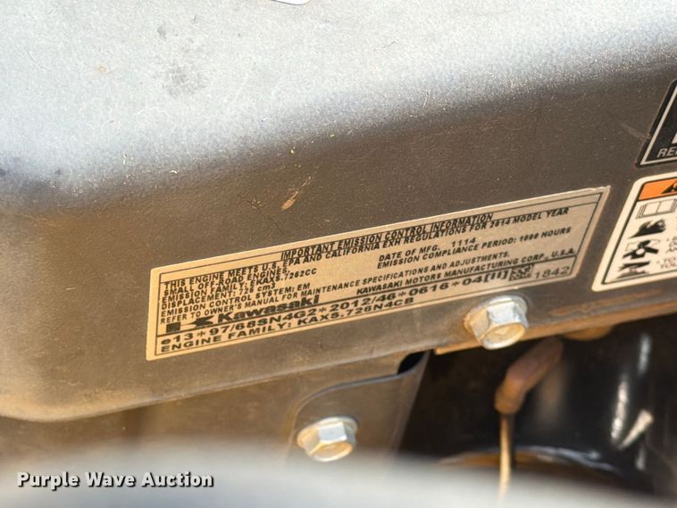 image for item EP7535 2015 Hustler X-One ZTR lawn mower