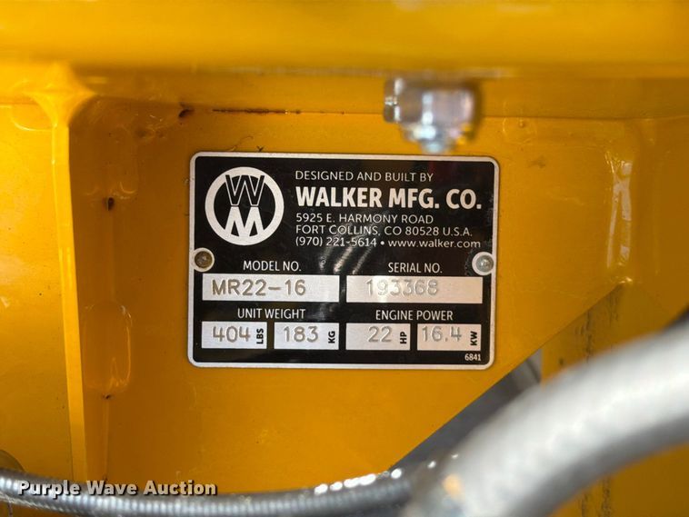 image for item EP7567 Walker MR22-16 ZTR lawn mower